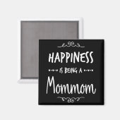Glück ist ein Mommom-Special Oma Magnet (Vorderseite/Rückseite)