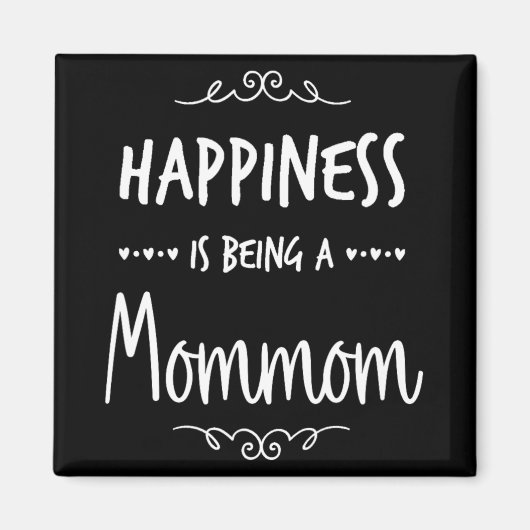 Glück ist ein Mommom-Special Oma Magnet (Vorne)