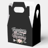 Glück ist ein Muttertag der Mama-Blumenmutter Geschenkschachtel (Geöffnet)