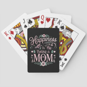 Glück ist ein Muttertag der Mama Spielkarten