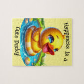 Glück ist ein Niedliches Ducky Jigsaw Puzzle (1) (Horizontal)