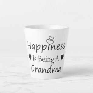 Glück ist ein Oma, Oma Geschenk. Milchtasse
