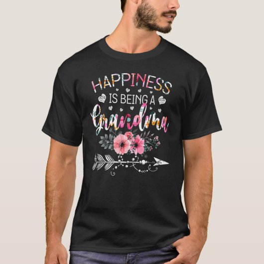 Glück ist ein Oma T-Shirt (Vorderseite)