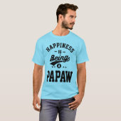 Glück ist ein Papa T-Shirt (Vorne ganz)