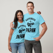 Glück ist ein Papa T-Shirt (Unisex)