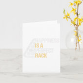 Glück ist ein perfekter Rack Karte (Gelbe Blume)