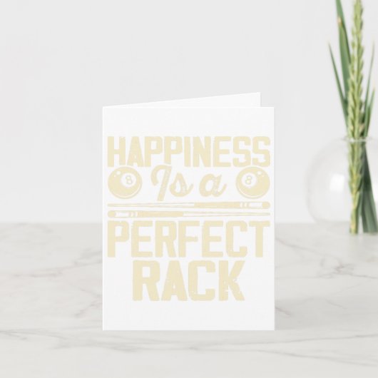 Glück ist ein perfektes Rack 2 Karte (Vorderseite)