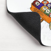 Glück ist ein perfektes Rack Billard Spiel Lover B Mousepad (Ecke)