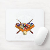 Glück ist ein perfektes Rack Billard Spiel Lover B Mousepad (Mit Mouse)