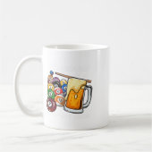 Glück ist ein perfektes Rack I Pool Billard Playe Kaffeetasse (Links)