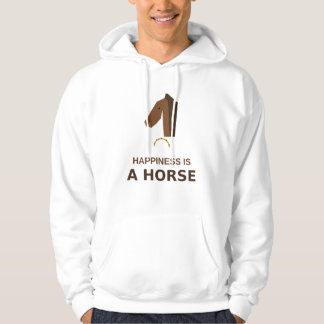 Glück Ist Ein Pferd – Geschenk für Pferdeliebhaber Hoodie