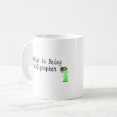 Glück ist ein Röntgentechniker Kaffeetasse (Vorderseite Links)