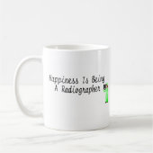Glück ist ein Röntgentechniker Kaffeetasse (Links)