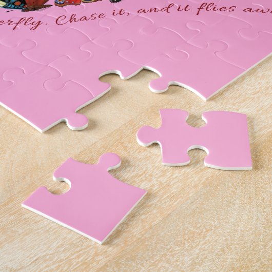 Glück ist ein Schmetterling Puzzle (Seite)