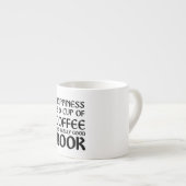 GLÜCK IST EIN TASSE KAFFEE U. EIN WIRKLICH GUTES (Vorderseite Rechts)