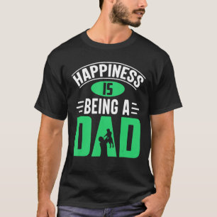 Glück ist ein Vater Vatertag. T-Shirt
