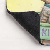 Glück ist ein voller Bauch Mousepad (Ecke)