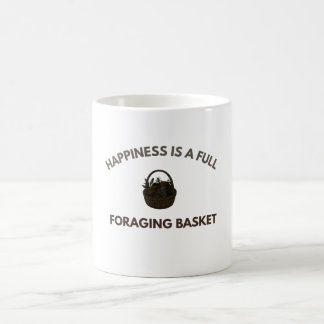 Glück ist ein voller Sammelbeutel Pilzsammler Kaffeetasse