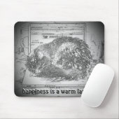 Glück ist ein warmer Schoß Top Meme Mousepad (Mit Mouse)