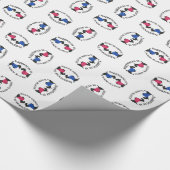 Glück ist ein warmer Schottland Geschenkpapier (Ecke)