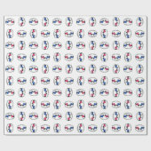 Glück ist ein warmer Schottland Geschenkpapier (Flach)