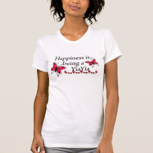 Glück ist ein YiaYia SCHMETTERLING T-Shirt