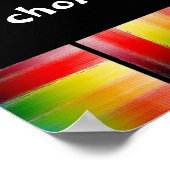 Glück ist...Eine Auswahl Print Poster (Ecke)