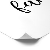 Glück ist eine Familie wie dieses Herz gestylte Co Poster (Ecke)