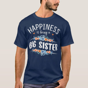 Glück ist, eine große Schwester zu sein Frauen Blu T-Shirt