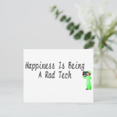 Glück ist eine Krasse Technik Postkarte (Stehend Vorderseite)