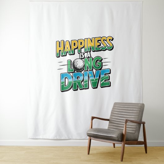 Glück ist eine lange Fahrt, Golf Wandteppich (Beispiel)