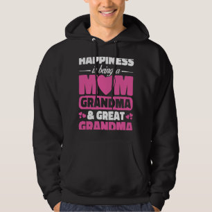 Glück ist eine Mama große Oma Mütter Da Hoodie