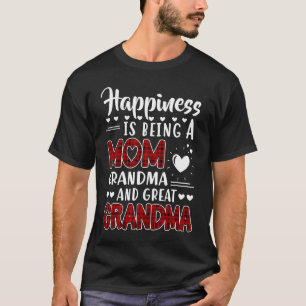 Glück ist eine Mama Oma und große Oma T-Shirt