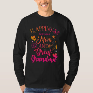 Glück ist eine Mama Oma und große Oma T-Shirt