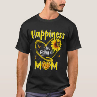 Glück ist eine Mama Sonnenblume Mutter_s Tag Xm T-Shirt