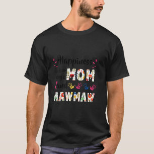 Glück ist eine Mama und Mawmaw-Blume T-Shirt