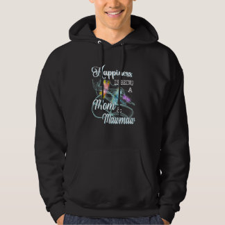 Glück ist eine Mama und Mawmaw Dragonfly Mutter Hoodie