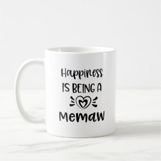 Glück ist eine Memaw Großmutter-Kaffee-Tasse Kaffeetasse