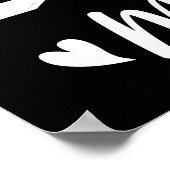 Glück ist eine Mimi-Funny Großmutter Mutter Poster (Ecke)