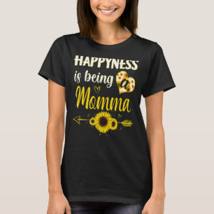 Glück ist eine Momma Sonnenblume Oma Mothe T-Shirt