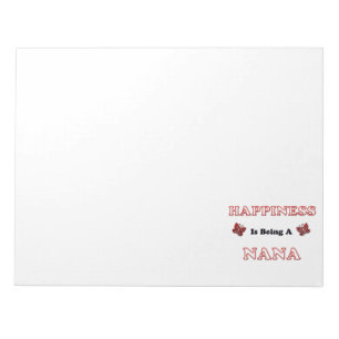 Glück ist eine Nana Notizblock