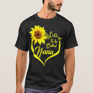 Glück ist eine Nana Sonnenblume Lover Oma T-Shirt