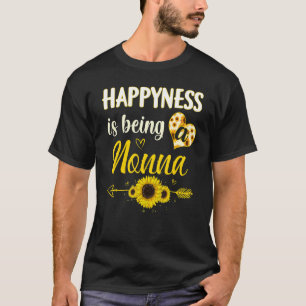 Glück ist eine Nonna Sonnenblume Oma Mothe T-Shirt