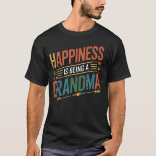 Glück ist, eine Oma-Frauen-Familienkleidung zu sei T-Shirt