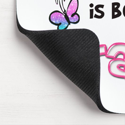 Glück ist eine Oma Mousepad (Ecke)