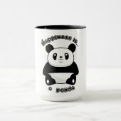 Glück ist eine Panda-Tasse Tasse (Zentrum)