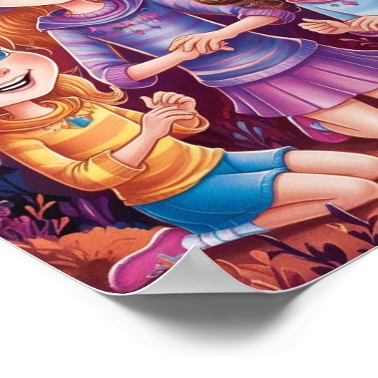 Glück ist eine Reise Poster (Ecke)