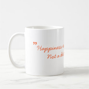 Glück ist eine Reise Tasse