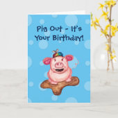 Glück ist eine Schlammkugel Karte (Gelbe Blume)