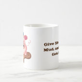 Glück ist eine Schlammkugel Tasse (Mittel)